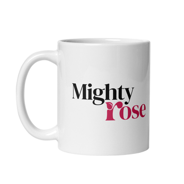 Mighty Rose Mug (White)